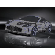 Ткань с рисунком для вышивки бисером Глурия (Астрея) "Aston Martin"