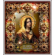 Набор для вышивания хрустальными бусинами Образа в каменьях "Святая Мария Магдалина"