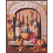 Набор для вышивания гладью Палитра "Натюрморт с вином"