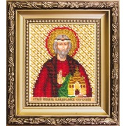 Набор для вышивания бисером Чаривна Мить "Икона святого Владислава, князя Сербского"