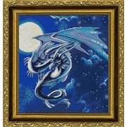 Набор для вышивания крестом Kustom Krafts Inc. "Лунный дракон"