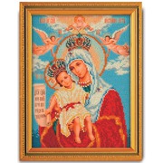 Набор для вышивания бисером Радуга бисера (Кроше) "Богородица Милующая"