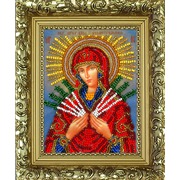 Набор для вышивания бисером Вышиваем бисером "Семистрельная икона Божией Матери (+рамка)"