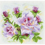 Канва с нанесенным рисунком Матрёнин посад "Розы"