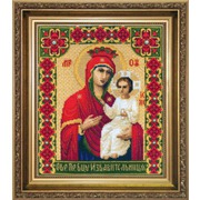 Набор для вышивания крестом Чаривна Мить "Икона Образ Пресвятой Богородицы Избавительница"
