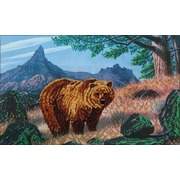 Набор для вышивания бисером Глурия (Астрея) "Медведь"