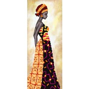 Ткань с рисунком для вышивки бисером Матрёнин посад "Конго"