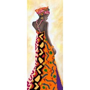 Ткань с рисунком для вышивки бисером Матрёнин посад "Уганда"
