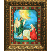 Набор для вышивания бисером Чаривна Мить "Икона Благовещение Пресвятой Богородицы"
