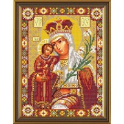 Набор для вышивания бисером Nova sloboda "Богородица «Неувядаемый Цвет»"