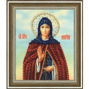 Набор для вышивания бисером Золотое Руно "Икона Святой Преподобной Марины"