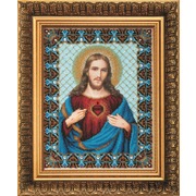 Набор для вышивания бисером Чаривна Мить "Пресвятое Сердце Иисуса"