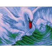 Набор для выкладывания мозаики Вышиваем бисером "Лебедь"