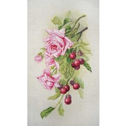 Набор для вышивания крестом Марья искусница "Розы и вишня"
