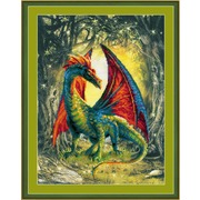 Набор для вышивания крестом Риолис "Лесной дракон"