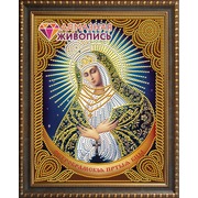 Набор для выкладывания мозаики Алмазная живопись "Икона Остробрамская Богородица"