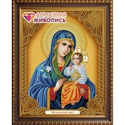 Набор для выкладывания мозаики Алмазная живопись "Икона Богородица Неувядаемый Цвет"