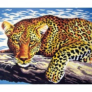Канва с нанесенным рисунком Grafitec "Взгляд леопарда"