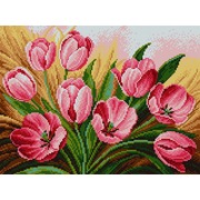 Набор для выкладывания мозаики Вышиваем бисером "Тюльпаны"