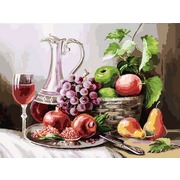 Набор для раскрашивания Белоснежка "Натюрморт с фруктами"