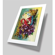Набор для вышивания лентами Матрёнин посад "Букет любимой" набор для создания открыток