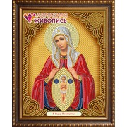 Набор для выкладывания мозаики Алмазная живопись "Икона Богородица Помощница в Родах"