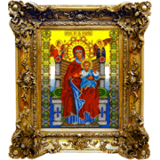 Набор для вышивания бисером Вышиваем бисером "Чудотворный образ Божией Матери Всецарица"
