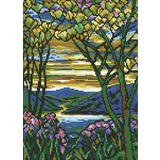 Набор для выкладывания мозаики Паутинка "Витраж Весна"
