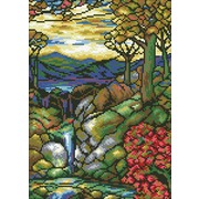 Набор для выкладывания мозаики Паутинка "Витраж Осень"
