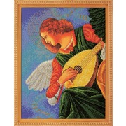 Набор для вышивания бисером Радуга бисера (Кроше) "Музицирующий ангел. Терцо"