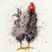 Набор для вышивания крестом Bothy Threads "Curious Hen" (Любопытная курица)