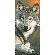 Набор для выкладывания мозаики Паутинка "Волк"