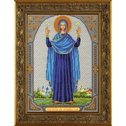 Кроше купить Владимирская Богородица, набор для изготовления иконы из бисера, вышивка В