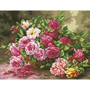 Набор для выкладывания мозаики Паутинка "Корзина садовых роз"