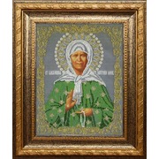 Набор для вышивания бисером Вышиваем бисером "Икона Святая Матрона Московская (трунцал)"