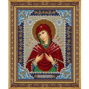 Набор для вышивания бисером Паутинка "Пресвятая Богородица Семистрельная"