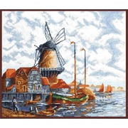 Набор для вышивания крестом Палитра "Голландский пейзаж"