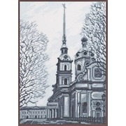 Набор для вышивания крестом Палитра "Петропавловский Собор, Санкт-Петербург"