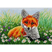 Набор для выкладывания мозаики Вышиваем бисером "Рыжая лисичка"