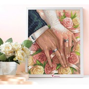 Набор для выкладывания мозаики Алмазная живопись "В день свадьбы"