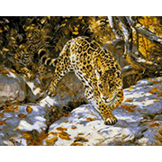 Набор для выкладывания мозаики Паутинка "Леопарды"
