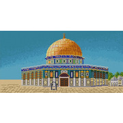 Ткань с рисунком для вышивки бисером Конёк "Мечеть Аль-Акса"