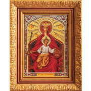 Набор для вышивания бисером Радуга бисера (Кроше) "Богородица Державная"