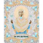 Ткань с рисунком для вышивки бисером Конёк "Богородица Покрова"