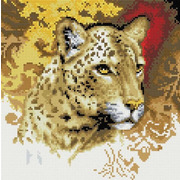 Набор для выкладывания мозаики Белоснежка "Портрет леопарда"