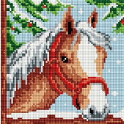 Набор для выкладывания мозаики Белоснежка "Белогривая лошадка"