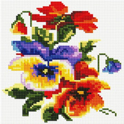 Набор для выкладывания мозаики Белоснежка "Цветочки"