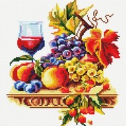 Набор для выкладывания мозаики Белоснежка "Натюрморт с виноградом"