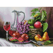 Набор для выкладывания мозаики Белоснежка "Натюрморт с фруктами"