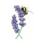 Набор для вышивания крестом Heritage "Пчела на лаванде"